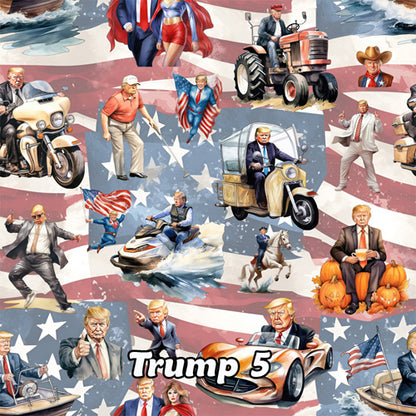 20 Donald Trump Designs, Adult Zip Up Hoodie