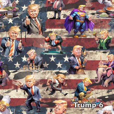 20 Donald Trump Designs, Plush Christmas Tree Skirt – 3 Sizes