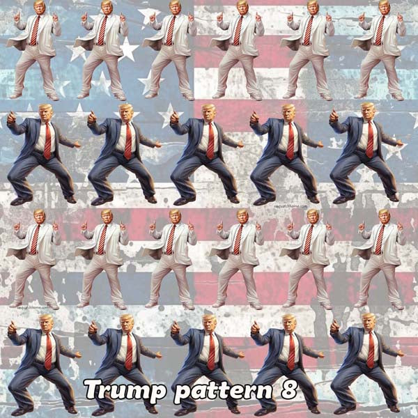 20 Donald Trump Designs, Wall Sconces, Set of 2, Plug In