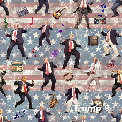 20 Donald Trump Designs, Waterproof Polyester Shower Curtain – Made in the USA – 70.8x70.8”