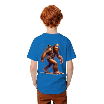 Bigfoot Sasquatch Designs, Kid’s Double Sided Gildan 5000B T Shirt
