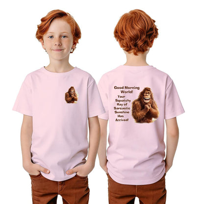 Bigfoot Sasquatch Designs, Kid’s Double Sided Gildan 5000B T Shirt
