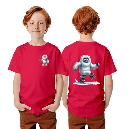 Bigfoot Sasquatch Designs, Kid’s Double Sided Gildan 5000B T Shirt